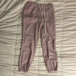 American Eagle Light Pink Joggers